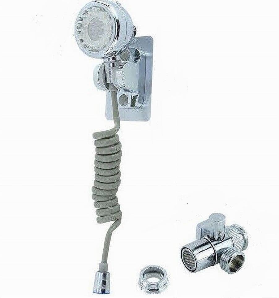 KIT DOCCETTA PER LAVANDINO SOFFIONE BAGNO CON SUPPORTO STAFFA DEVIATORE LACCIO 87499 in Telefoni doccia Trade Shop italia - Napoli, commercioVirtuoso.it