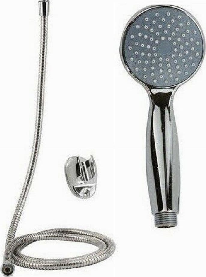 Kit Doccetta Tonda Doccino Bagno Soffione Doccia Con Laccio 1,8mt Staffa 69114 Casa, arredamento e bricolage > Accessori Bagno > Soffioni Doccia Trade Shop italia - Napoli, Commerciovirtuoso.it