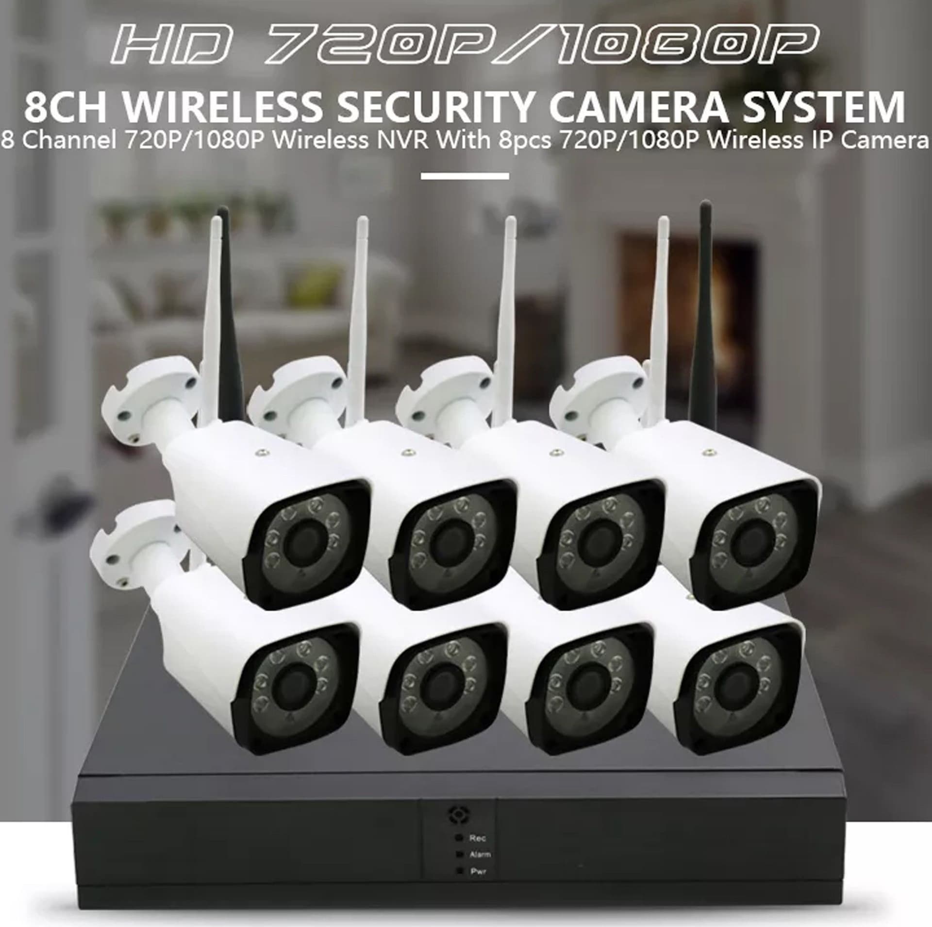 Kit Dvr Wireless Wifi 8 Canali Sistema Registrazione Cctv Hd 8 Telecamere Q-s8i Fai da te/Sicurezza e protezione/Sistemi di sicurezza domestica/Kit video per la sicurezza domestica/Kit di sorveglianza DVR Trade Shop italia - Napoli, Commerciovirtuoso.it