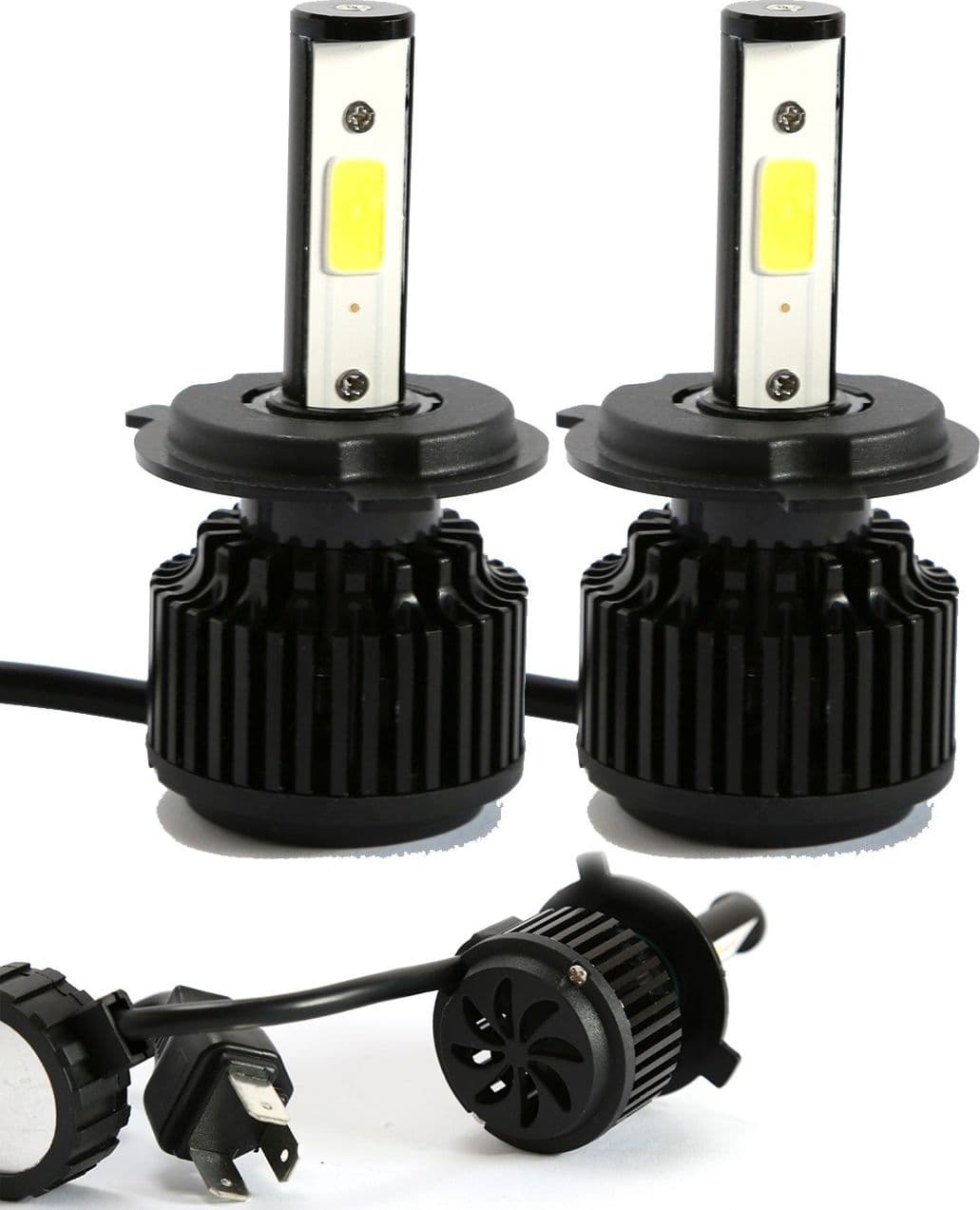 KIT H4 LAMPADE A LED CREE FULL LED 2600 LUMEN 6000K DIGITALE 12V 24V 24W AUTO Auto e Moto/Parti per auto/Luci lampadine e indicatori/Lampadine/Lampadine per esterno Trade Shop italia - Napoli, Commerciovirtuoso.it