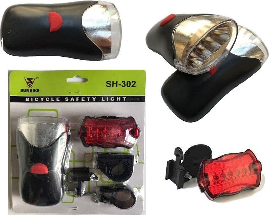 Kit Luci Led Per Bici Faro Bicicletta Stop Luce Posteriore E Led Anteriore Nero Sport e Tempo Libero > Ciclismo > Luci per Bici Trade Shop italia - Napoli, Commerciovirtuoso.it