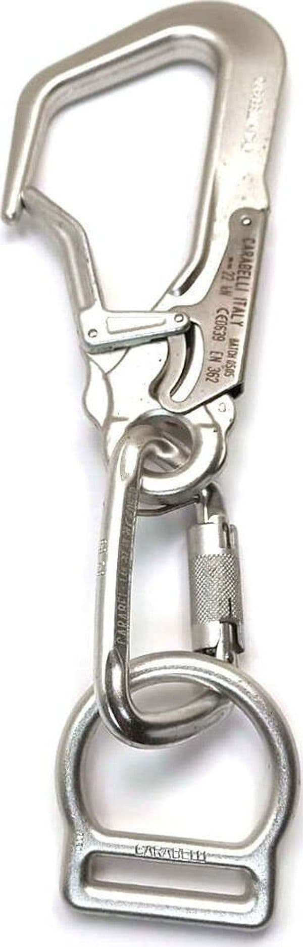 Kit Moschettone Carabelli 22 Kn Lega Climbing Chiusura catch-free Chiusura Automatica Doppia Leva in Moschettoni con ghiera 85cento.it - Potenza, commercioVirtuoso.it