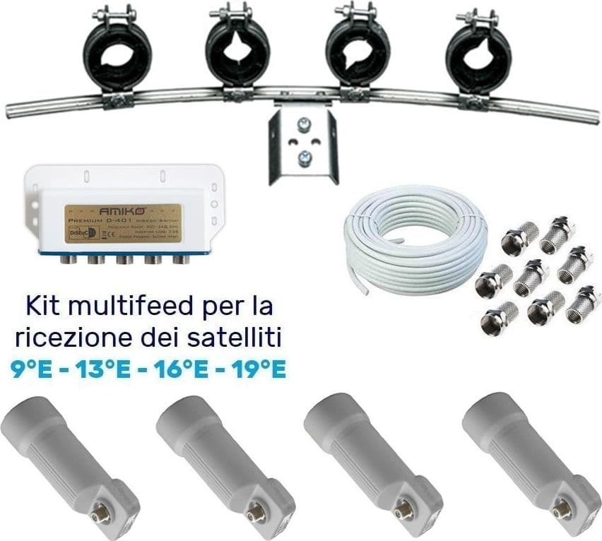 Kit-Multifeed-Universale-per-parabola-satellitare-per-la-ricezione-di-quattro-satelliti-9E-13E-16E-19E