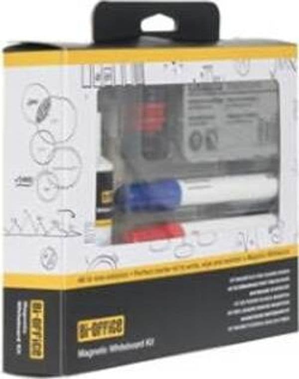Kit per lavagne bianche - Bi-Office Cancelleria e prodotti per ufficio/Archivio ufficio e accessori per scrivania/Lavagne e bacheche/Cancellini per lavagna Eurocartuccia - Pavullo, Commerciovirtuoso.it