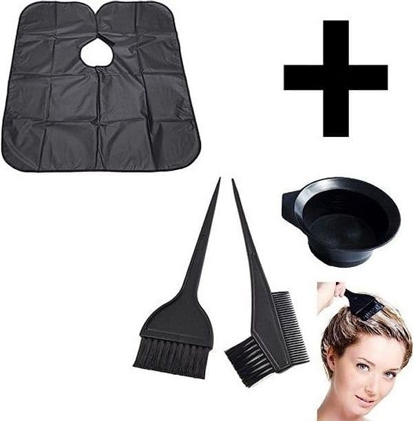 KIT PER TINTURA CAPELLI COMPOSTO DA SET PENNELLI CON CESTINO PIU' MANTELLO Bellezza/Cura dei capelli/Colore/Accessori colore Trade Shop italia - Napoli, Commerciovirtuoso.it