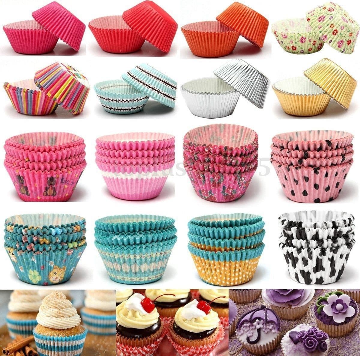 KIT PIROTTINI CARTA OLEATA CUPCAKE CASES PER STAMPI TORTA MUFFIN COLORI MISTI Casa e cucina/Teglie da forno e accessori per pasticceria/Accessori e utensili per pasticceria/Pirottini riutilizzabili per muffin Trade Shop italia - Napoli, Commerciovirtuoso.it
