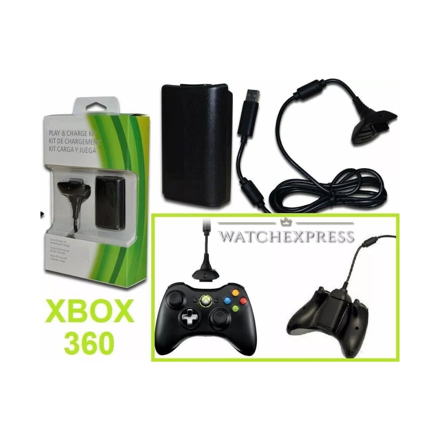 Kit-Play-&-Charge-Xbox-360