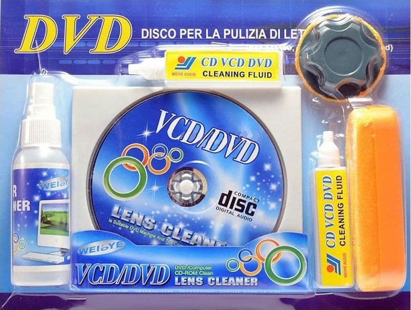 Kit Pulizia Universale Per Laser Lente Del Lettore Cd Dvd Vcd Lens Cleaner Pc in Salviette e tamponi detergenti Trade Shop italia - Napoli, commercioVirtuoso.it