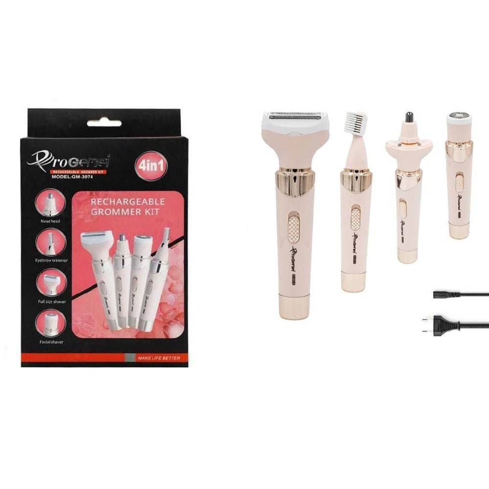Kit-Rasoio-Rifinitore-Depilatore-Da-Donna-Ricaricabile-Elettrico-4-In-1-Gm-3074