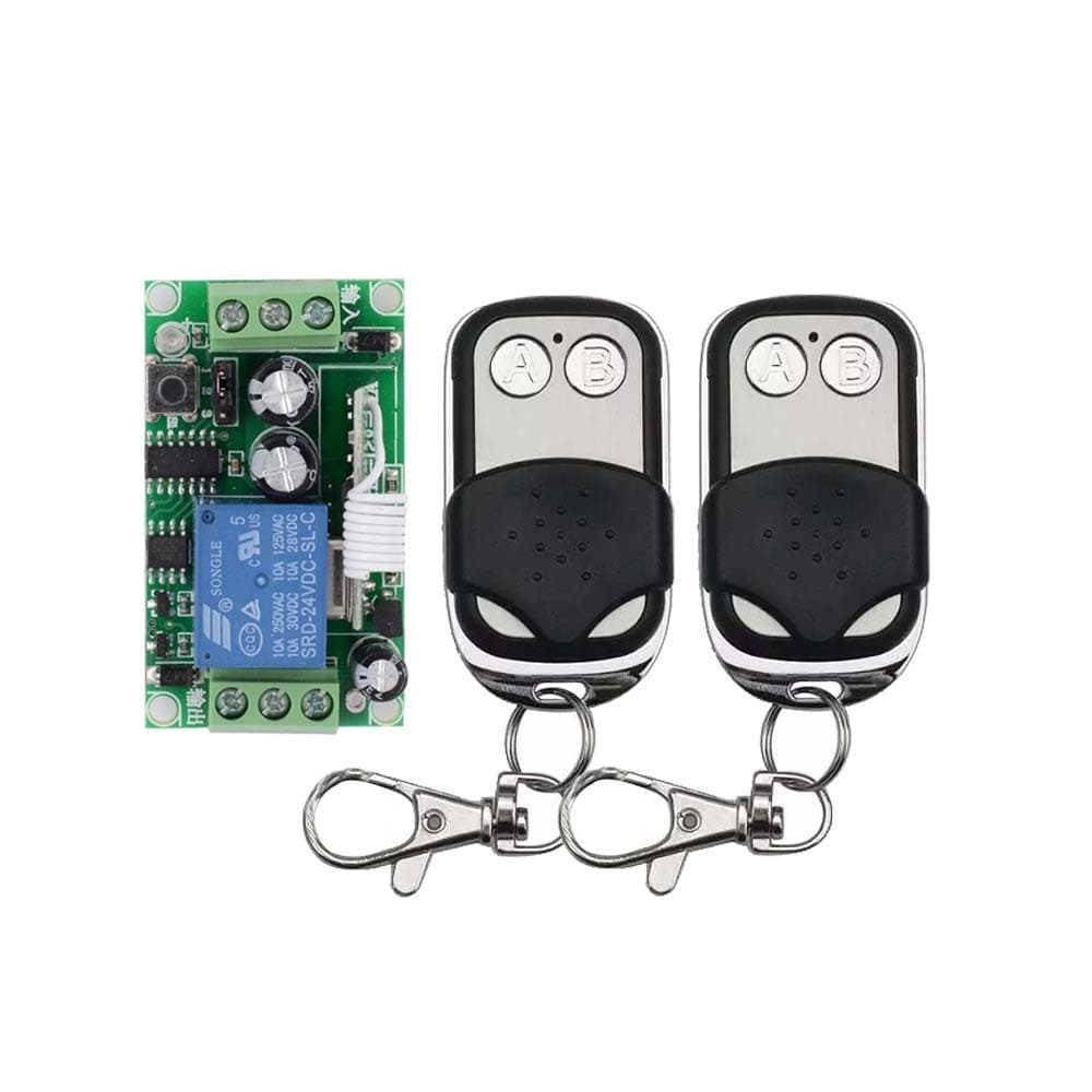 KIT RICEVITORE RELè+ 2 TELECOMANDI UNIVERSALE RADIOCOMANDO 433mhz CANCELLI LUCI Trade Shop italia - Napoli, Commerciovirtuoso.it