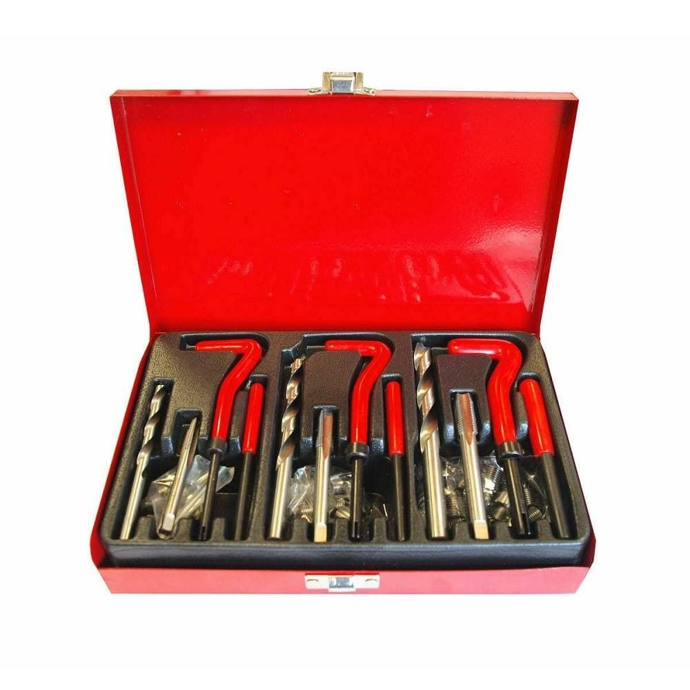 Kit-Riparazione-Filetti-88-Pz-Elicoidi-Maschi-Ripristina-Filettature-Valigetta
