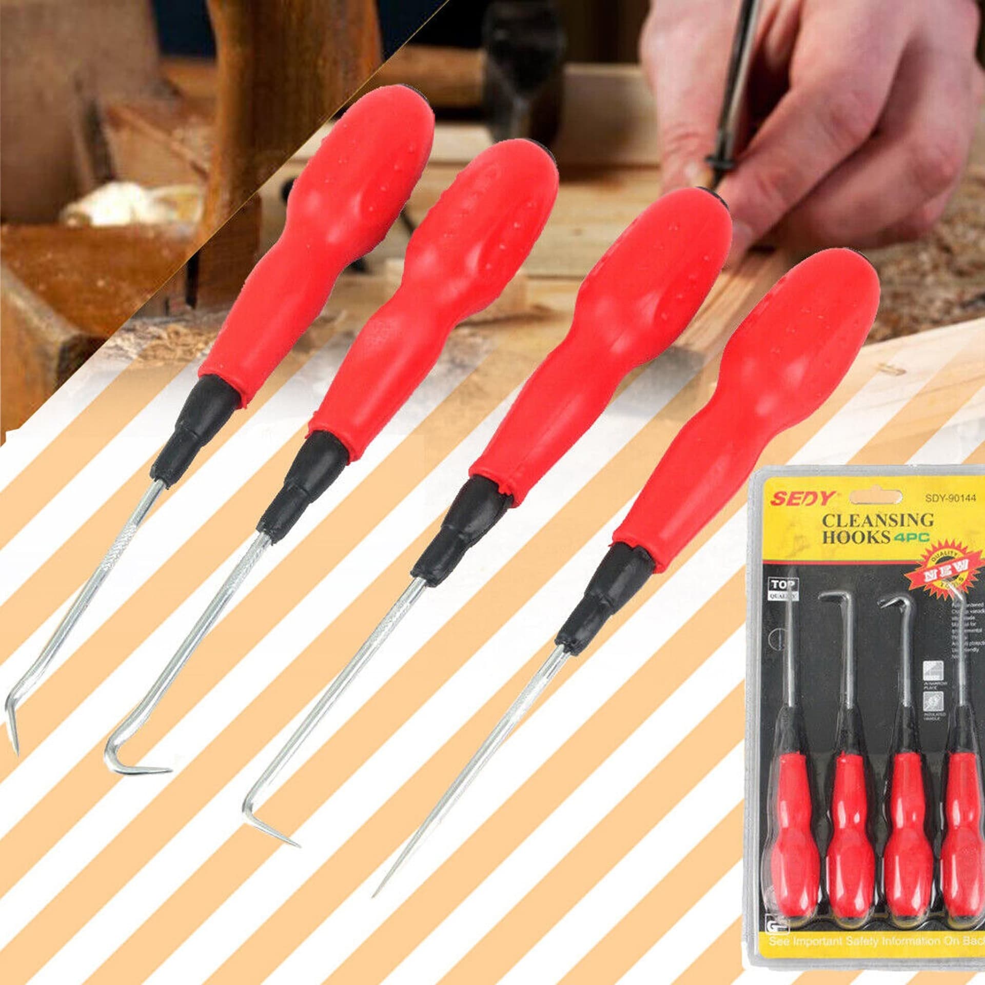 KIT SET 4 pz CACCIAVITE CACCIAVITI CON MINI UNCINO INCISORI PUNTERUOLO UTENSILE Fai da te/Utensili elettrici e a mano/Utensili a mano/Cacciaviti/Set cacciaviti Trade Shop italia - Napoli, Commerciovirtuoso.it