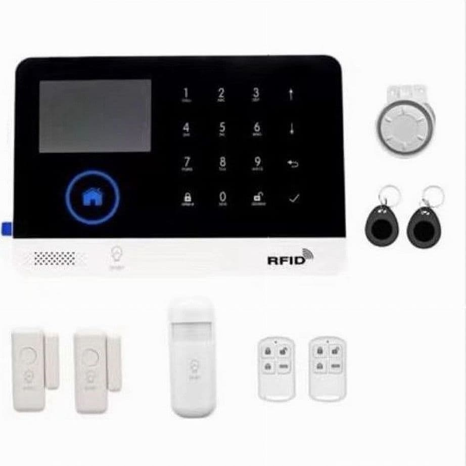 KIT SISTEMA DI ALLARME INTELLIGENTE PG-103 ANTIFURTO CASA SENZA FILI SMART WIFI in Sistemi di allarme domestico Trade Shop italia - Napoli, commercioVirtuoso.it