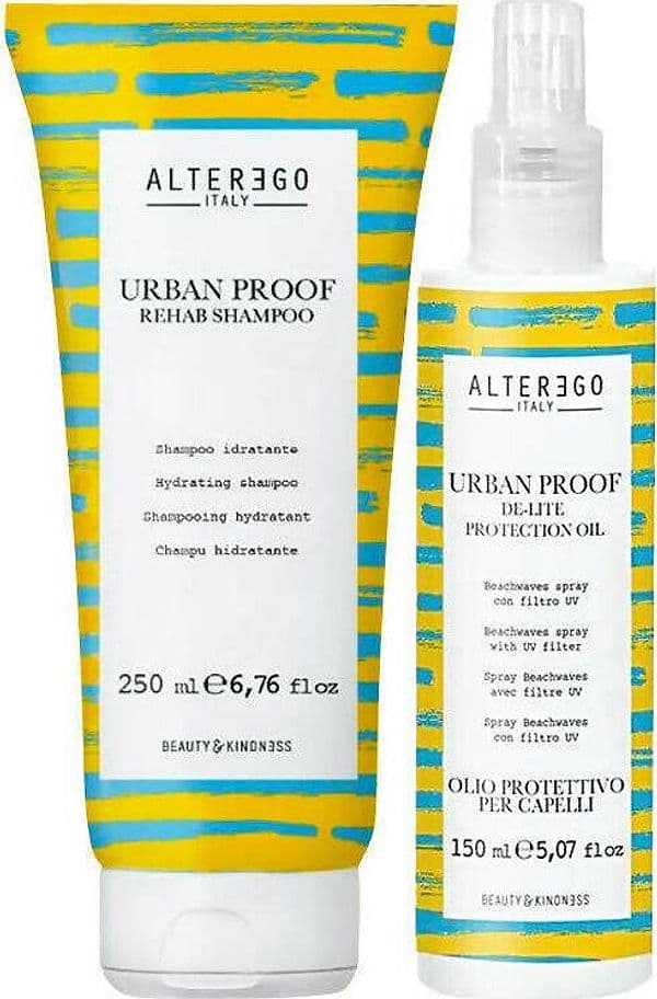 Alterego Solari Urban Proof Set Capelli Olio Protettivo 115 Ml E Shampoo Idratante 250 Ml Protezione Raggi Uv E Inquinamento Ambientale Bellezza/Cura dei capelli/Oli per capelli Me.Dis. - Peschiera Borromeo, Commerciovirtuoso.it