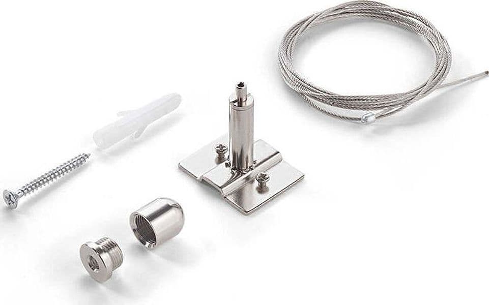 Kit-Sospensione-Solo-Cavo-Ego-Alluminio-Bianco-2M