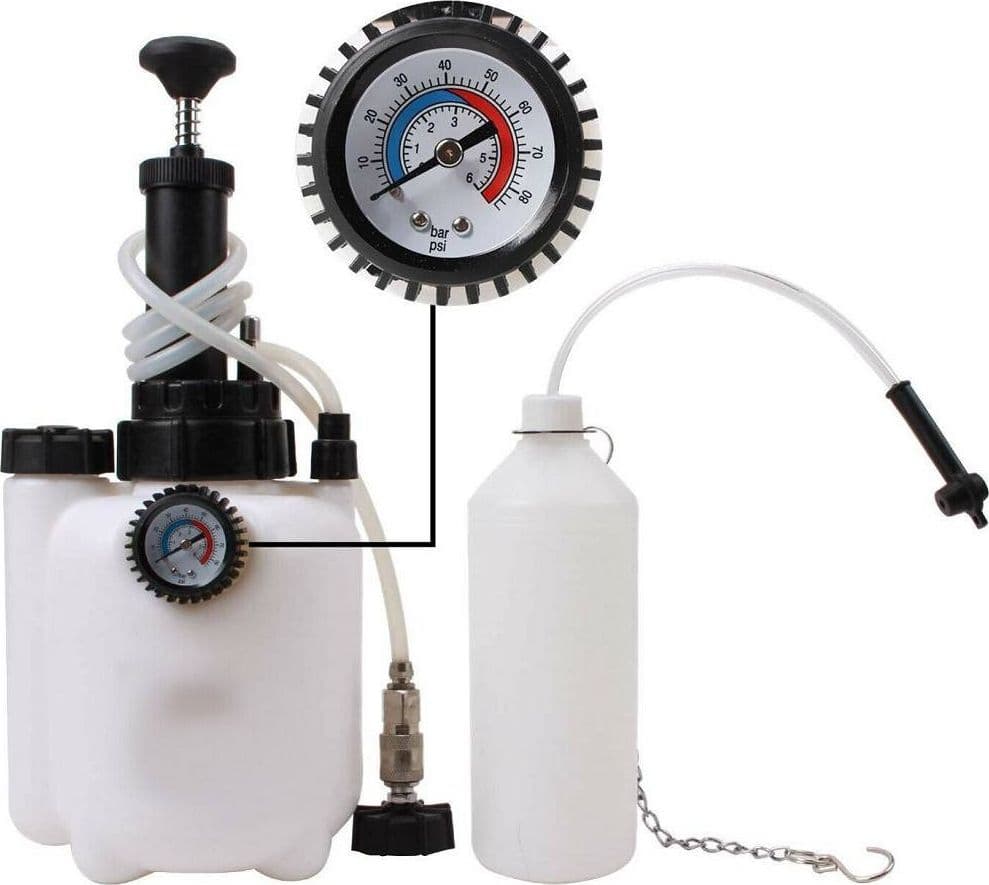 Kit Spurgo Freni Pompa Frizione Per Auto Moto Veicoli 3 Litri 2 Bar / 30 Psi Auto e Moto/Attrezzi per veicoli/Attrezzi per freni/Apparecchiatura per spurgo freni Trade Shop italia - Napoli, Commerciovirtuoso.it