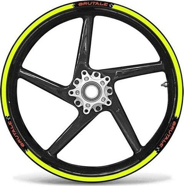 KIT-STRISCE-ADESIVE-compatibili-CERCHI-17-MOTO-MV-AGUSTA-BRUTALE---GIALLO-FLUO