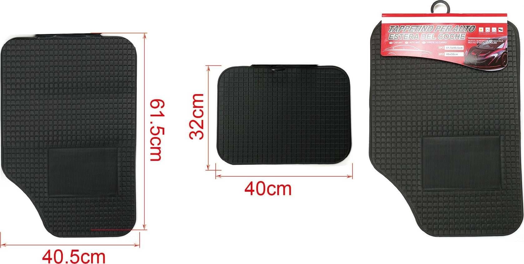 Kit-Tappetini-Auto-In-Gomma-Universale-Anteriori-61,5X40,5cm-Posteriori-40X32cm-Ledlux