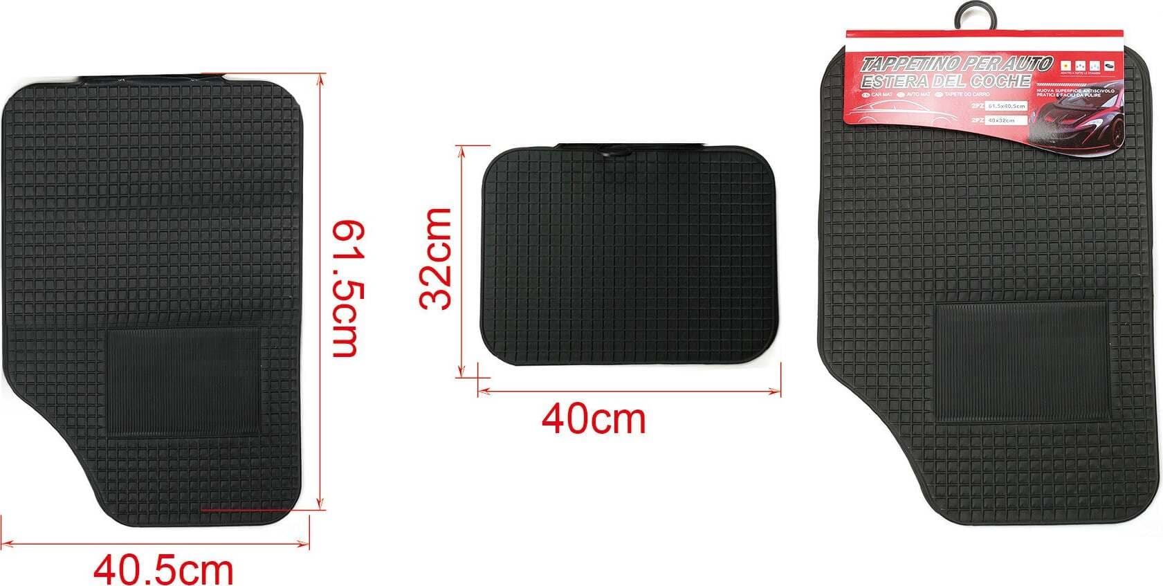 Kit-Tappetini-Auto-In-Gomma-Universale-Anteriori-61,5X40,5cm-Posteriori-40X32cm-Ledlux