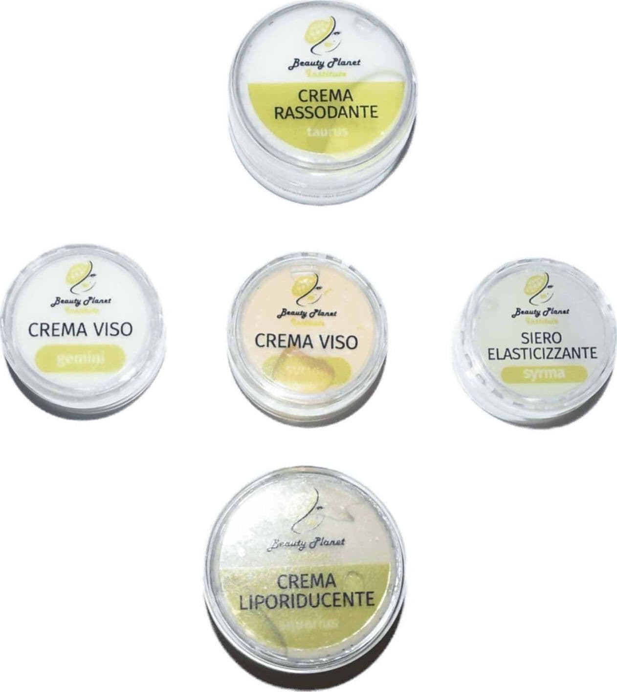 Kit Trattamento Creme Corpo Mini Sixe Aquarius Kit Prova 3days Kit Beauty Planet Institute Crema Viso 5 Ml, Crema Rassodante 10 Ml, Crema Viso Syrma 5 Ml, Siero Elasticizzante 5 Ml E Crema Liporiducente 10 Ml in Set regalo Beauty Planet Institute - Castel San Pietro Terme, commercioVirtuoso.it