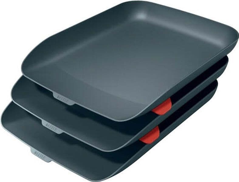 Kit tripla vaschetta portacorrispondenza Cosy - grigio - Leitz Casa e cucina/Arredamento/Studio/Mobiletti e credenze/Cassetti Eurocartuccia - Pavullo, Commerciovirtuoso.it