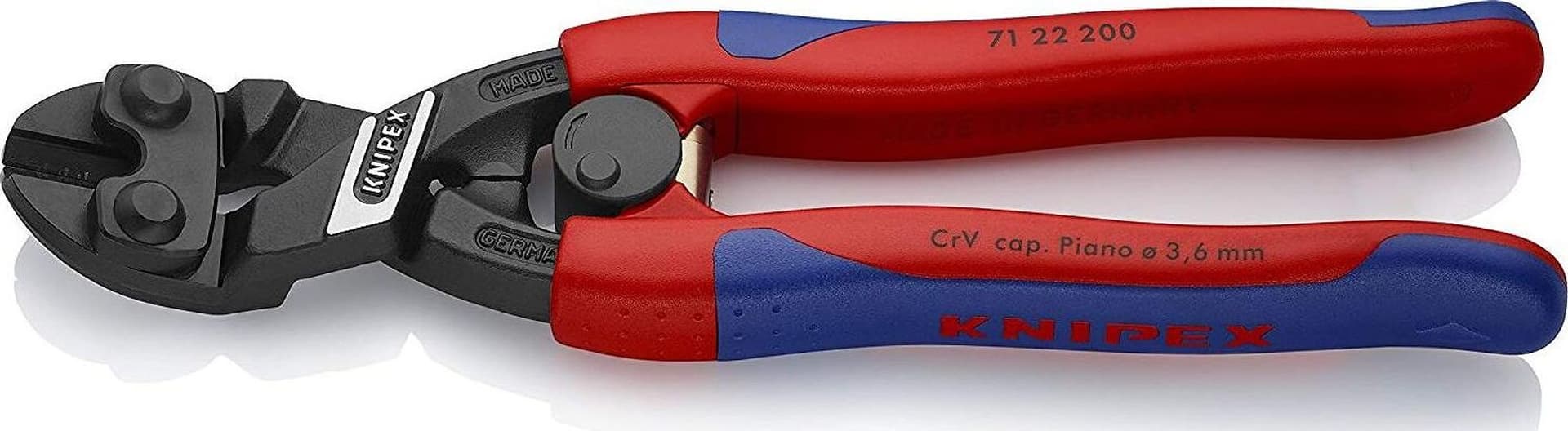 Knipex-71-22-200-SB-Doppia-Leva-Tronchesi-DOP.Leva-B-1853/1,-Multicolore