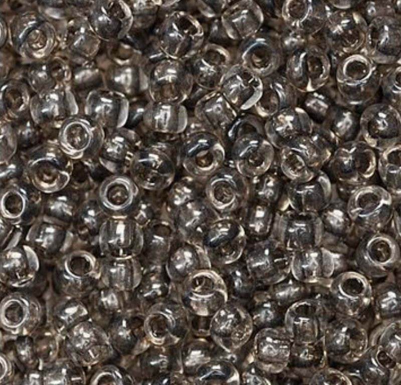 KNORR-PRANDELL---13gr-PERLE-IN-VETRO-TRASPARENTE---COLORE-GRIGIO-2,5MM