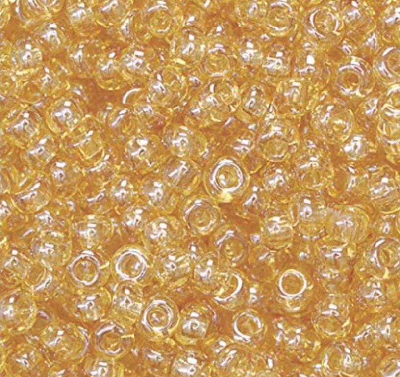 KNORR-PRANDELL---17gr-PERLE-IN-VETRO-TRASPARENTE---COLORE-ARANCIONE-ALBICOCCA-2,5MM