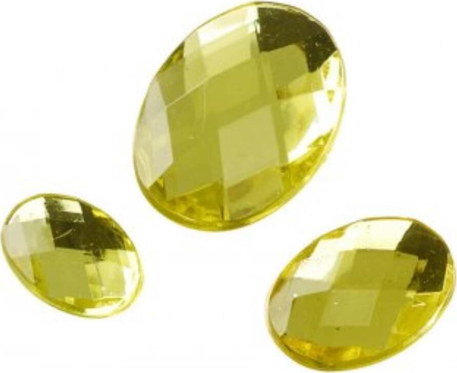 KNORR-PRANDELL---43-PEZZI---PIETRE-GLAMOUR-OVALI-Ø10,18,-28MM---COLORE-GIALLO