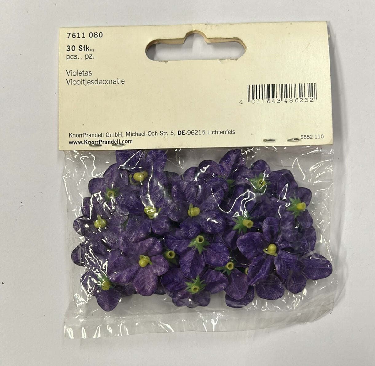 KNORR-PRANDELL---DECORAZIONE-FIORE-VIOLA-30PZ