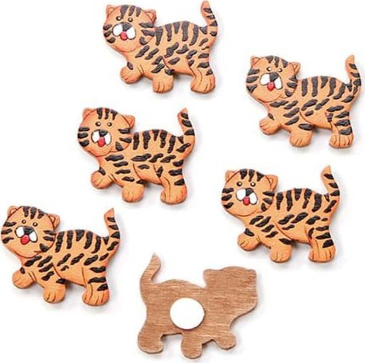 KNORR-PRANDELL---DECORAZIONE-TIGRE-IN-LEGNO-40MM-8-PZ
