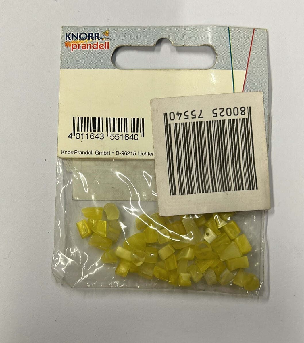 KNORR-PRANDELL---PERLE-DI-VETRO-GIALLO-3X5MM-50PZ