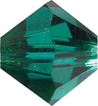 KNORRPRANDELL---7-PERLE-DOPPIO-CONO-6MM-COLORE-SMERALDO