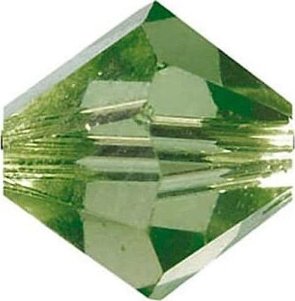 KNORRPRANDELL---SWAROVSKI-PERLA-DOPPIO-CONO-OLIVINE-4MM---25PZ
