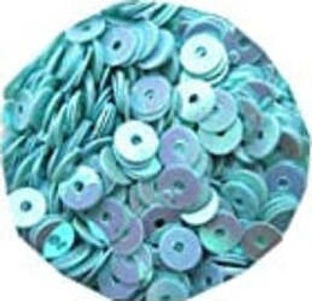 KNORRPRANDELL- PAILLETTE IRIDESCENTE TURCHESE 8MM - 5GR