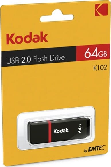 Kodak - Memoria Usb 2.0 - EKKMMD16GK102 - 64GB Elettronica/Informatica/Dispositivi archiviazione dati/Dispositivi archiviazione dati esterni/PenDrive Eurocartuccia - Pavullo, Commerciovirtuoso.it