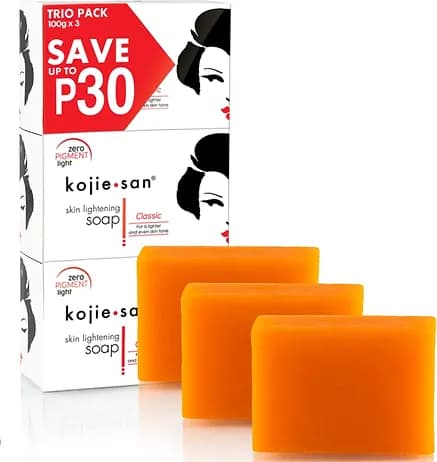 KOJIE SAN SKIN LIGHTENING SOAP 100g ( 3 X 100g PACKET ) PER DOCCIA in Saponi Agbon - Martinsicuro, commercioVirtuoso.it
