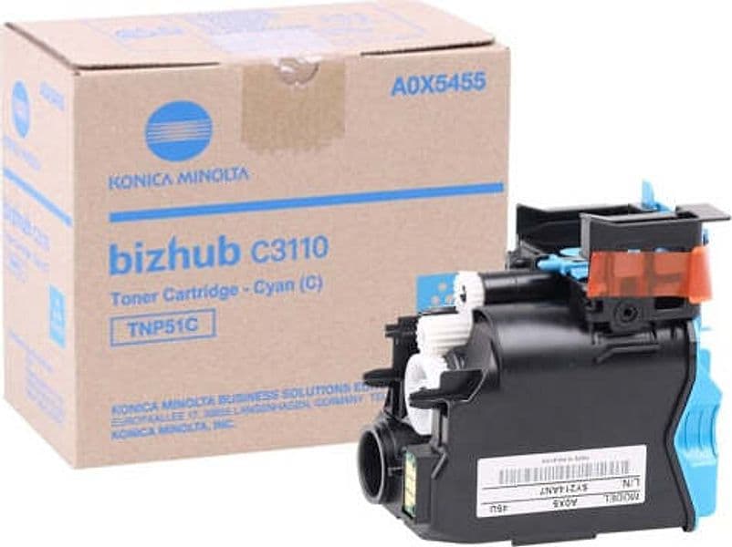 Konica Minolta - Toner - Ciano - A0X5455 - 5.000 pag Elettronica/Informatica/Stampanti e accessori/Accessori per stampanti a inchiostro e laser/Cartucce d'inchiostro Eurocartuccia - Pavullo, Commerciovirtuoso.it
