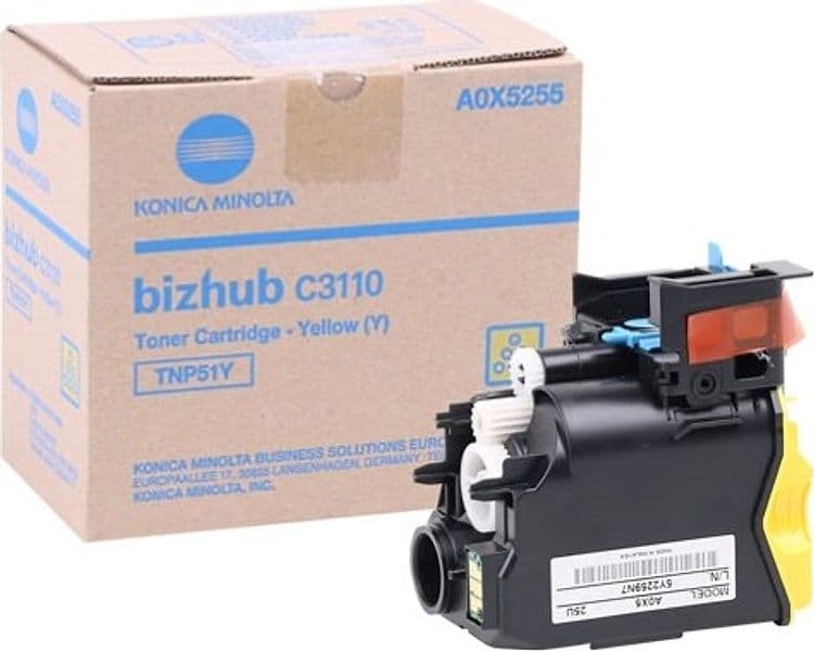 Konica Minolta - Toner - Giallo - A0X5255 - 5.000 pag Elettronica/Informatica/Stampanti e accessori/Accessori per stampanti a inchiostro e laser/Cartucce d'inchiostro Eurocartuccia - Pavullo, Commerciovirtuoso.it