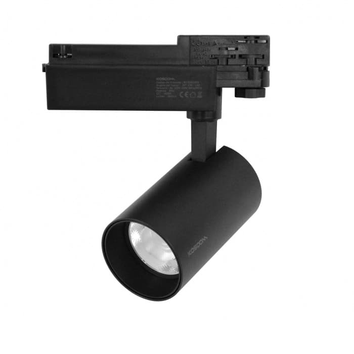 KOSOOM FARETTO A BINARIO 20W NERO - LUCE CALDA - | T0106N Illuminazione/Illuminazione per interni/Lampadari lampade a sospensione e plafoniere/Faretti da soffitto Zencoccostore - Formia, Commerciovirtuoso.it