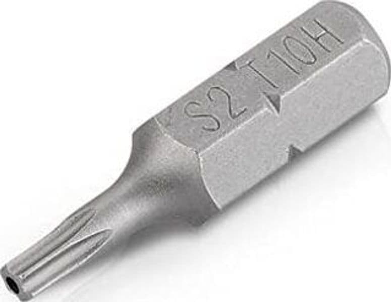 KREATOR---SET-DUE-INSERTI-PER-CACCIAVITE-ESAGONALE---PUNTE-TORX-TAMPER-T10-25MM