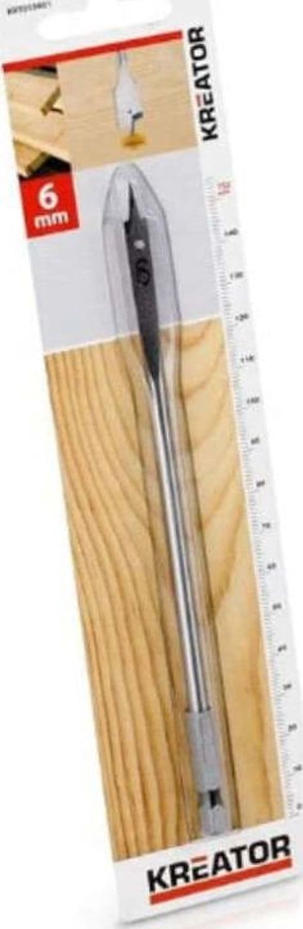 KREATROR---PUNTA-PROFESSIONALE-PER-TRAPANO-A-MECCHIA-Ø6MMx152MM---PER-LEGNO