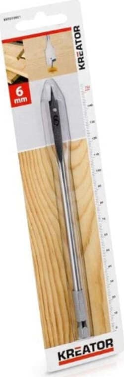 KREATROR---PUNTA-PROFESSIONALE-PER-TRAPANO-A-MECCHIA-Ø6MMx152MM---PER-LEGNO