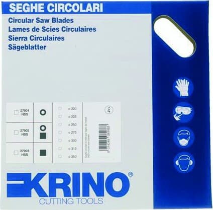 Krino Disco in Acciaio Hss 250x2,0x32 Denti 160 per Troncatrici Lente Fai da te/Utensili elettrici e a mano/Accessori per utensili elettrici/Lame/Lame per seghe circolari Ferus - Montoro, Commerciovirtuoso.it
