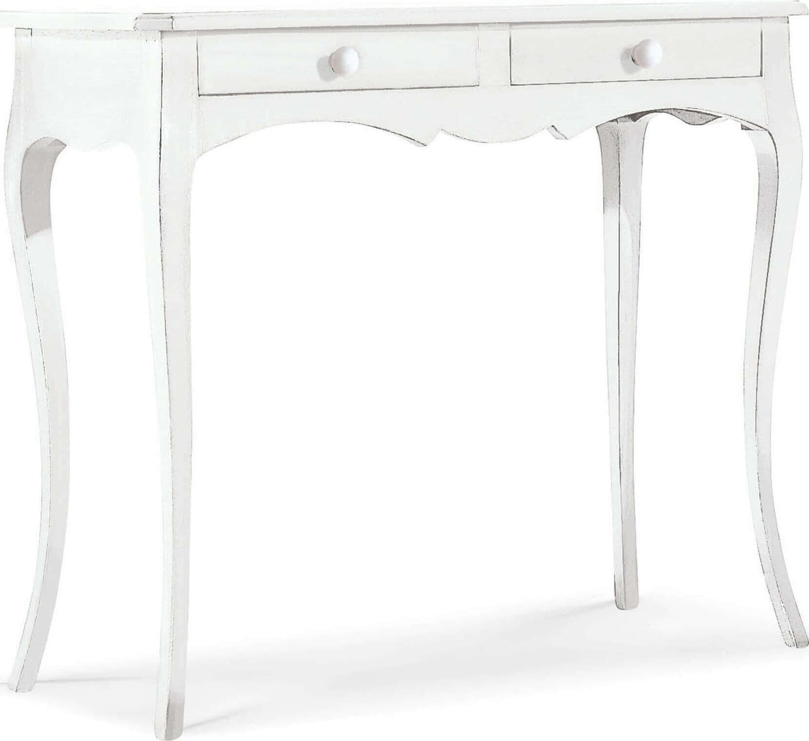 KRISTY - consolle in legno massello 95x41x80 Bianco Milani Home