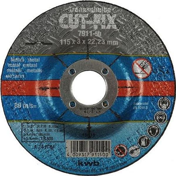 KWB-Disco-taglio-smerigliatrice-Per-Metallo-CUT-FIX-D.-115-mm