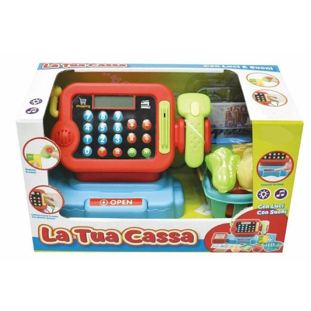 La-Tua-Cassa-Con-Luci-E-Suoni-Scanner-Lettore-Carte-Giocattolo-Gioco-Bambini