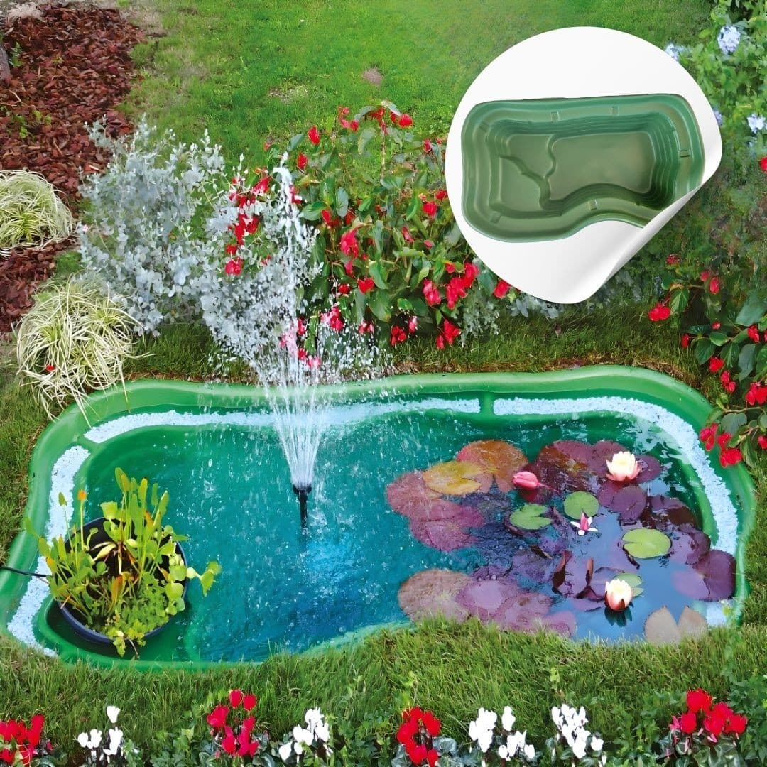 Laghetto-da-Giardino-Maggiore-Polietilene-Verde-Interrare-235x140x60-Litri-1000