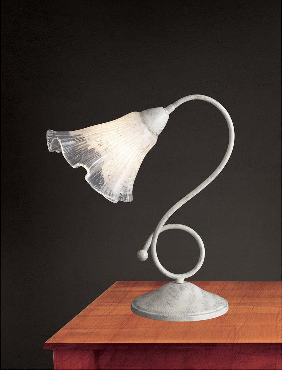 LAM---LAMPADA-DA-TAVOLO-IN-AVORIO-ANTICO-VETRO-BIANCO-CON-BORDO-TRASPARENTE-1XE14-MAX-28W
