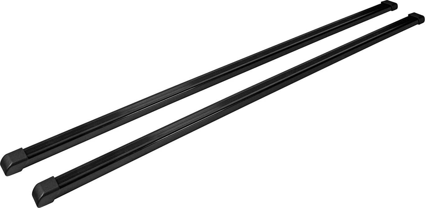 LAMPA-N15021-Coppia-Barre-Portatutto-in-Acciaio-Quadra,-127-cm